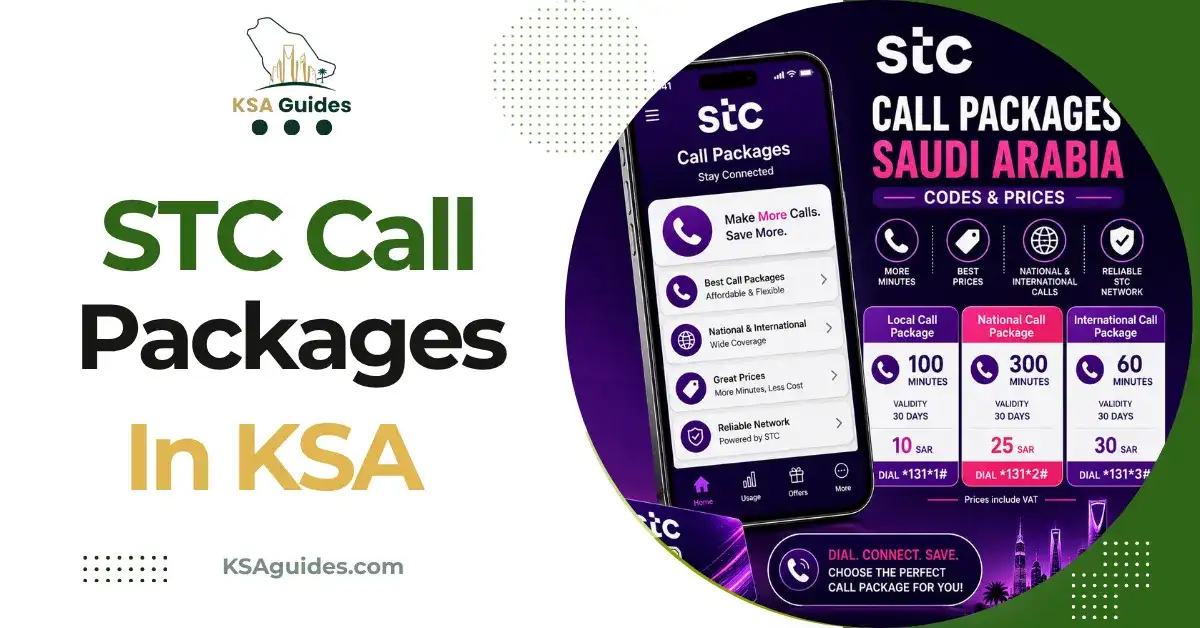 STC call packages Saudi Arabia codes and prices