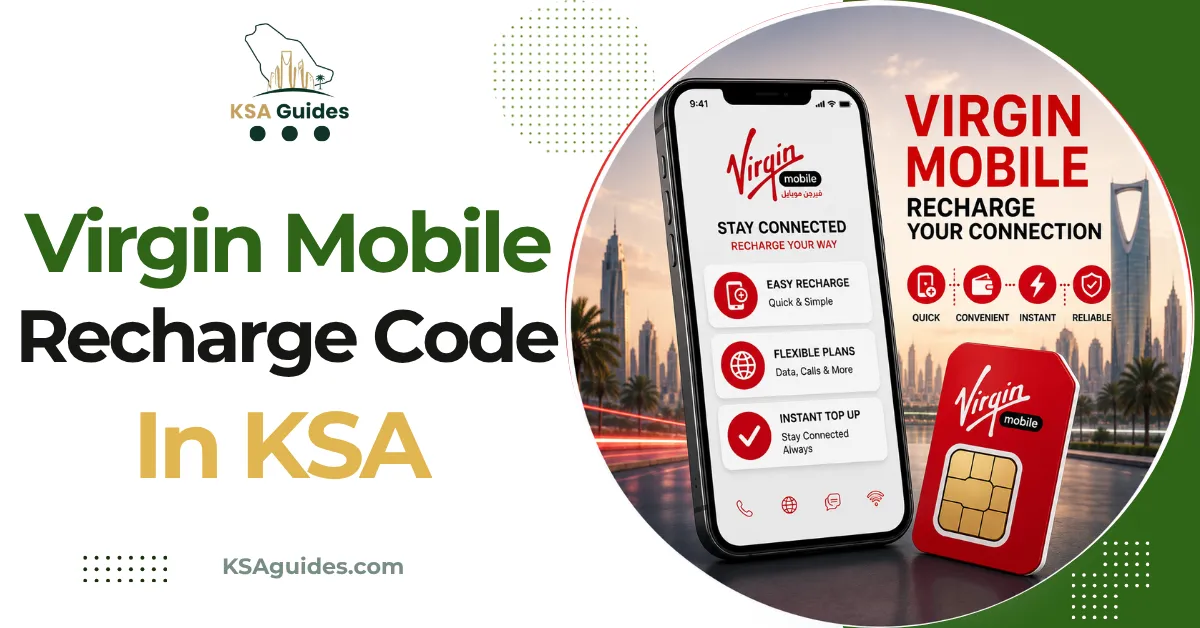 Virgin Mobile Recharge Code KSA