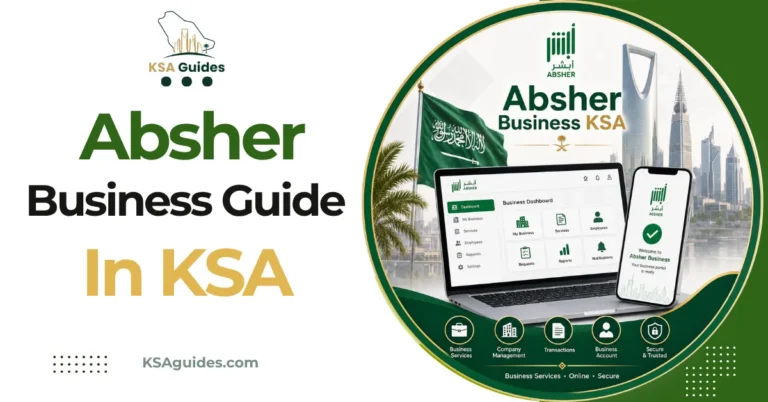 Absher Business Aamal employer platform Saudi Arabia