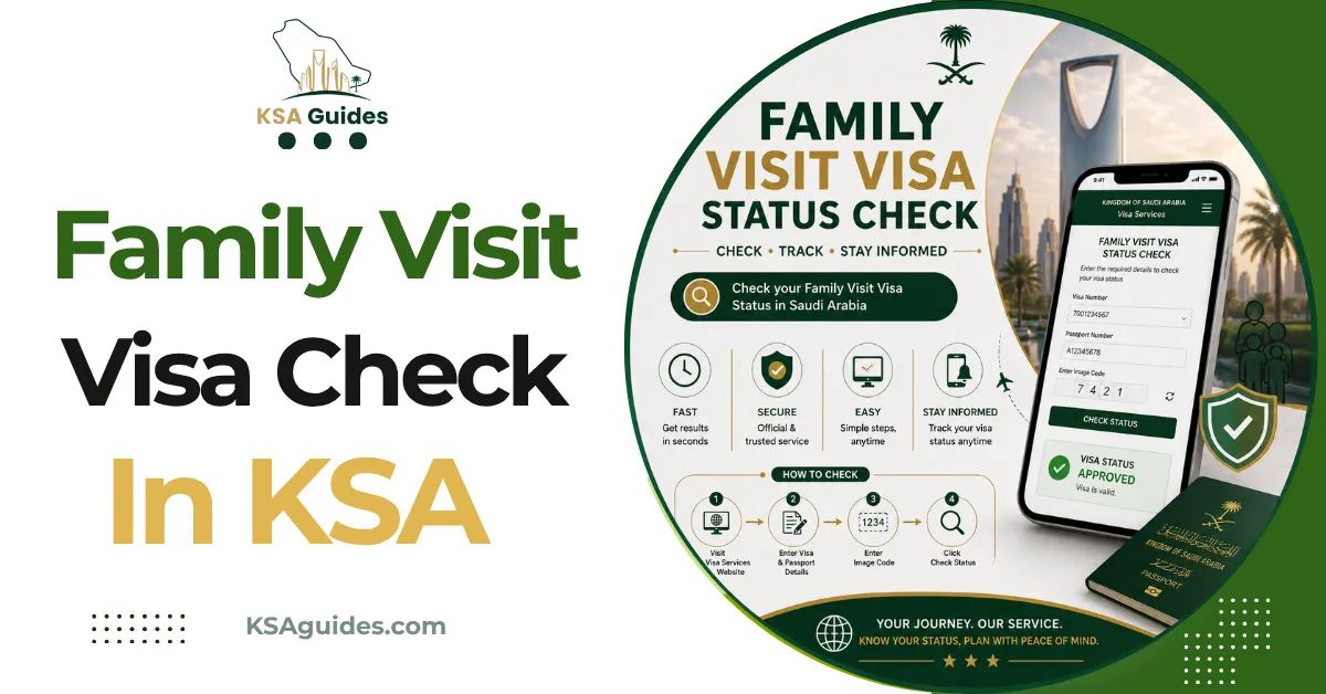 Family visit visa status check MOFA result meaning