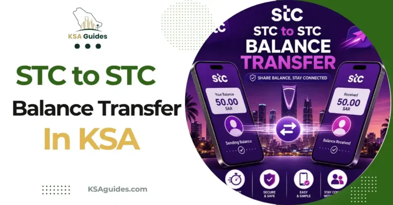 STC to STC balance transfer code load Saudi Arabia