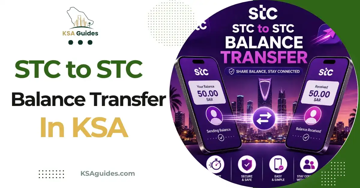STC to STC balance transfer code load Saudi Arabia