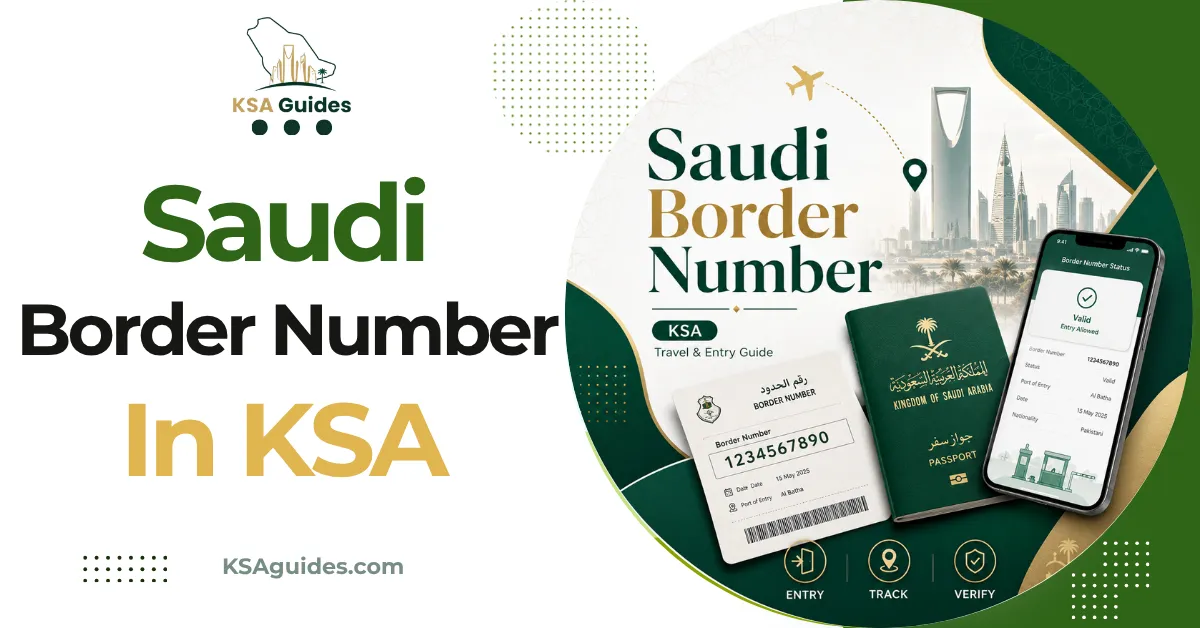 Saudi border number Jawazat entry ID Absher query