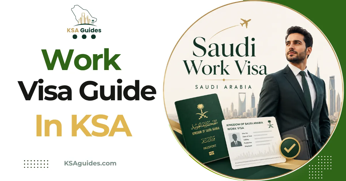 Saudi work visa process offer letter Iqama Qiwa