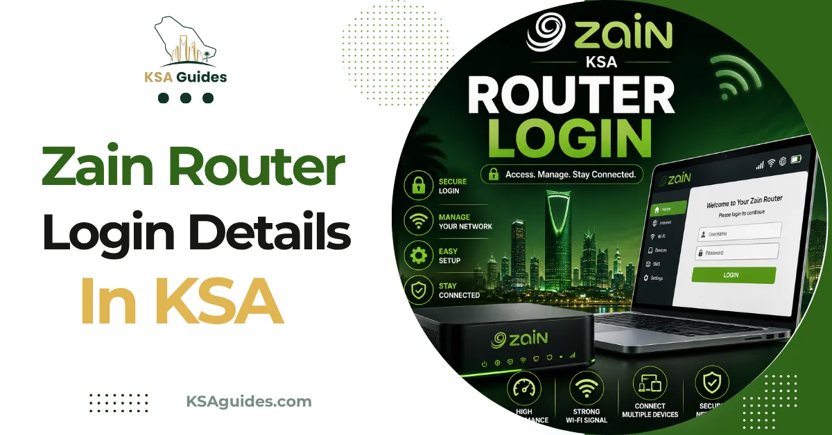 Zain Router Login KSA